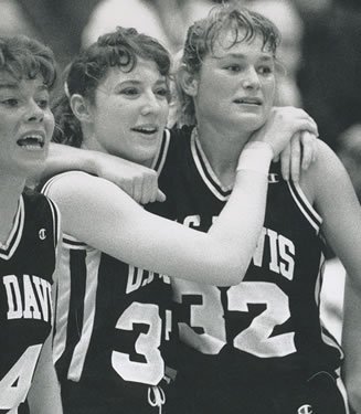 Aimee and Asley - UC Davis Women's Basketball 1990